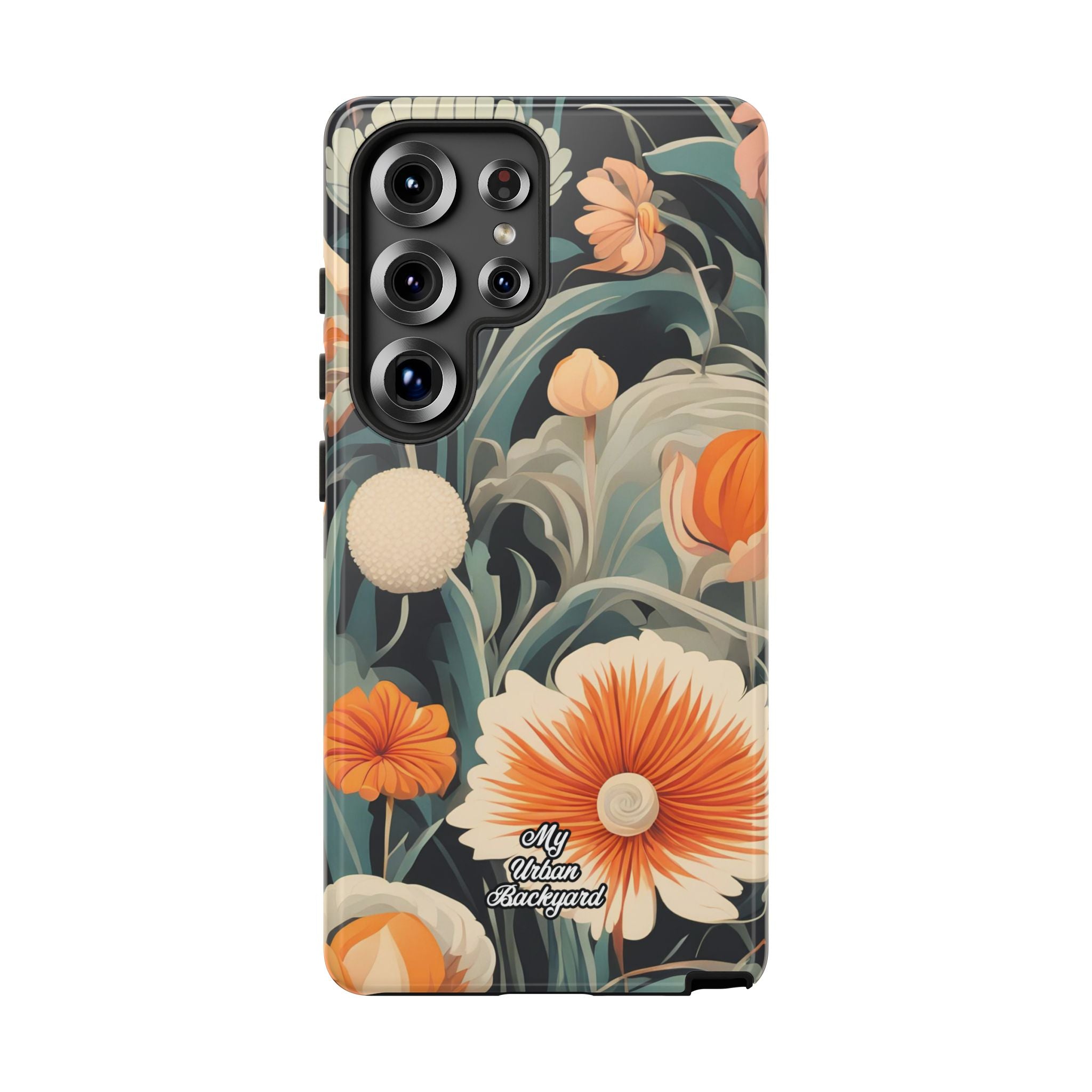 Orange and White Flowers, Cell Phone Case - Apple, Samsung, Google Pixel