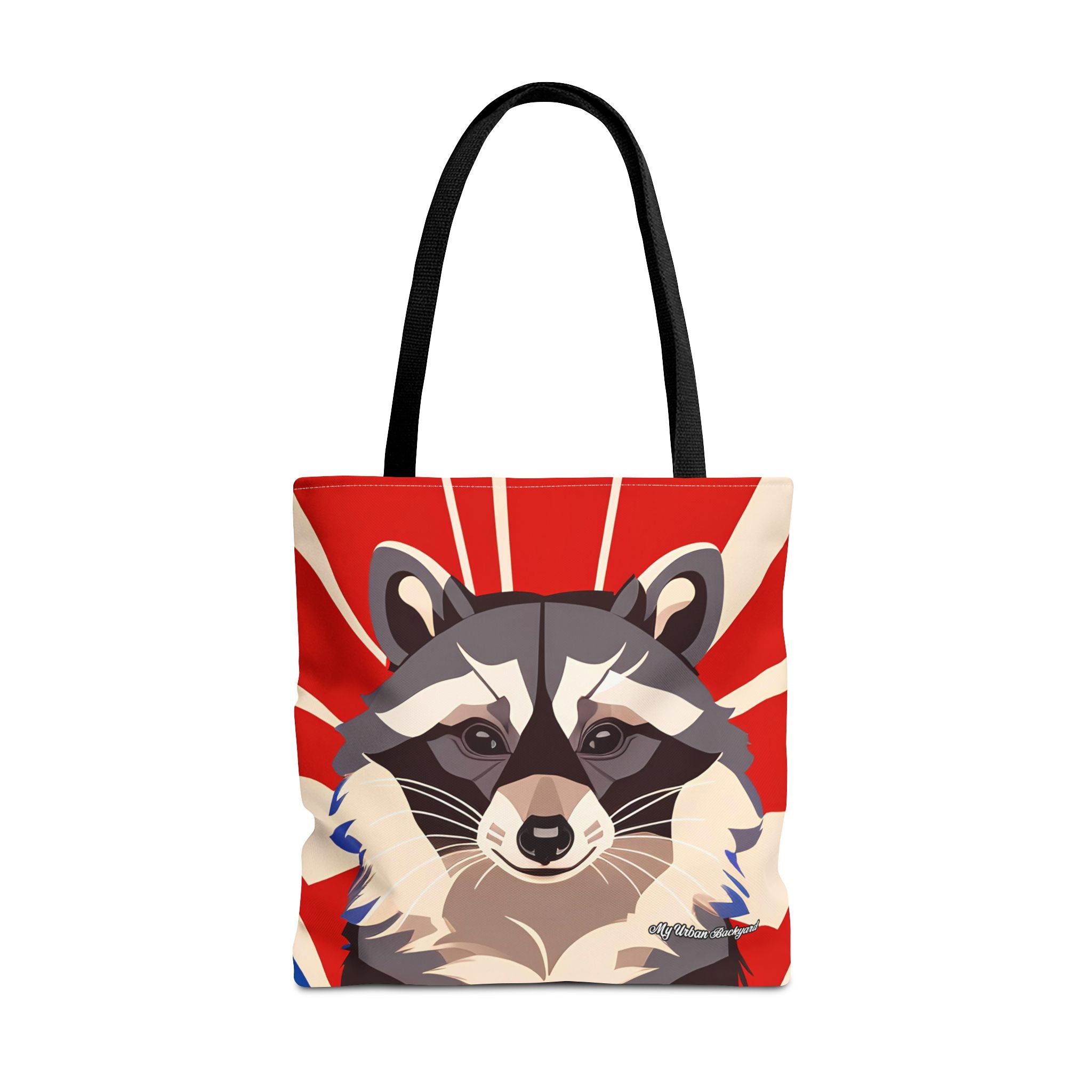 Ziggy Starspaws, Raccoon Tote Bag with Cotton Handles For Everyday Use, 3 Sizes