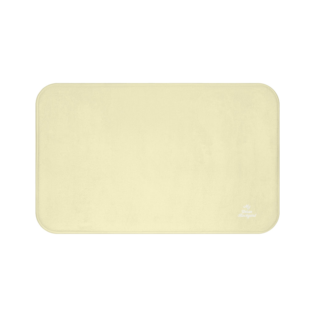 Muted Daffodil Accent Color, Memory Foam Bath Mat - Cozy Bathroom Essential