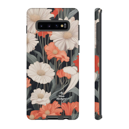 Art Deco Flowers, Cell Phone Case - Apple, Samsung or Google Pixel