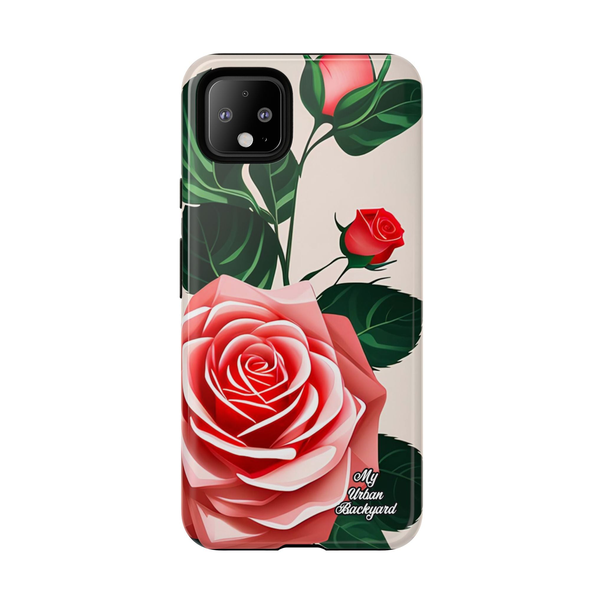 Pink Rose Flowers, Cell Phone Case - Apple, Samsung, Google Pixel
