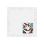 Winter Calico Cat Napkins
