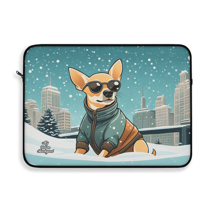 Tito Barkley, Dog Laptop Carrying Case, Top Loading Sleeve for School or Work