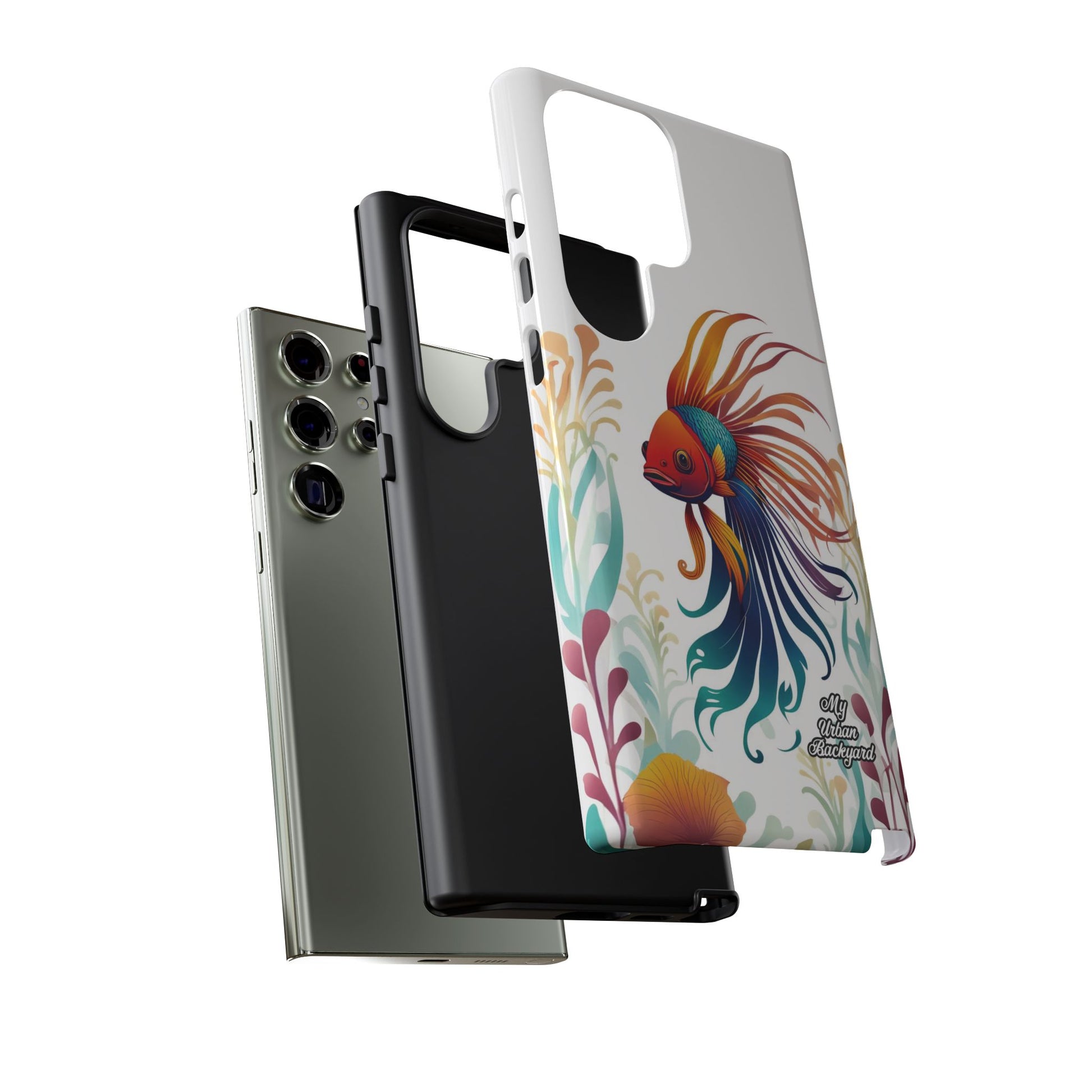 Colorful Betta Fish, Cell Phone Case - Apple, Samsung or Google Pixel