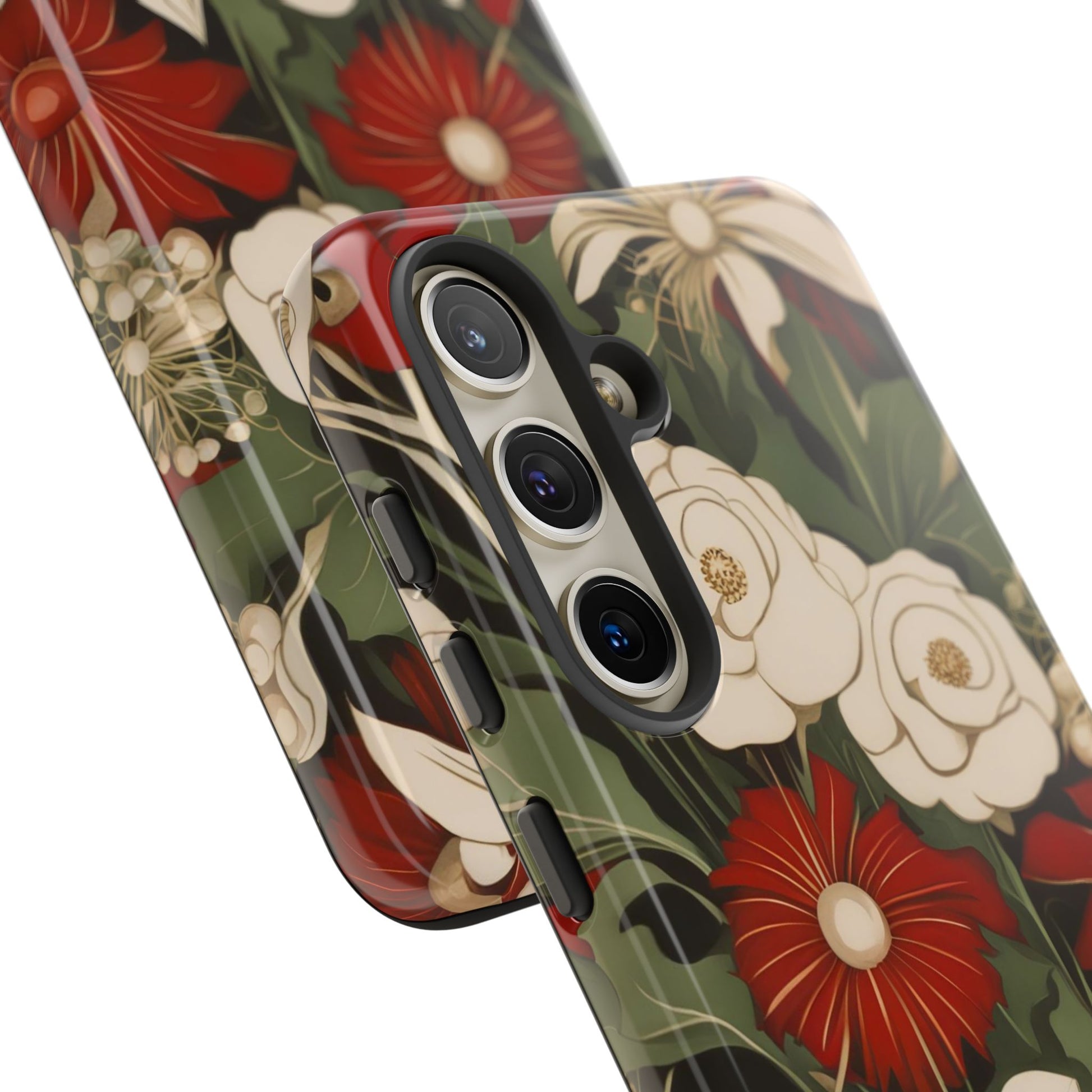 Holiday Flowers, Cell Phone Case - Apple, Samsung, Google Pixel