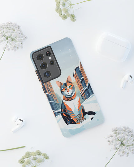 Claws Pawson in the Snow, Cell Phone Case - Apple, Samsung, Google Pixel