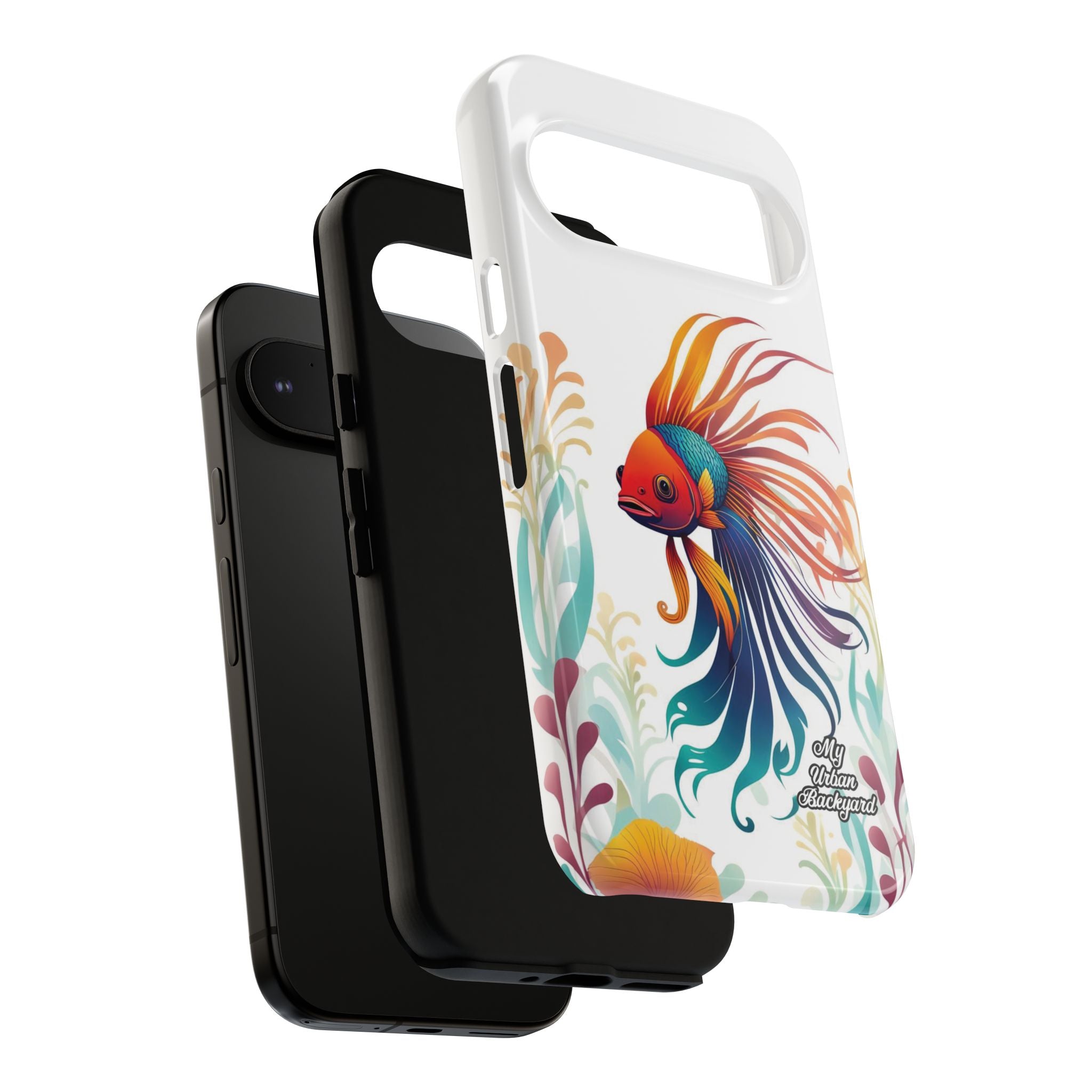 Colorful Betta Fish, Cell Phone Case - Apple, Samsung or Google Pixel