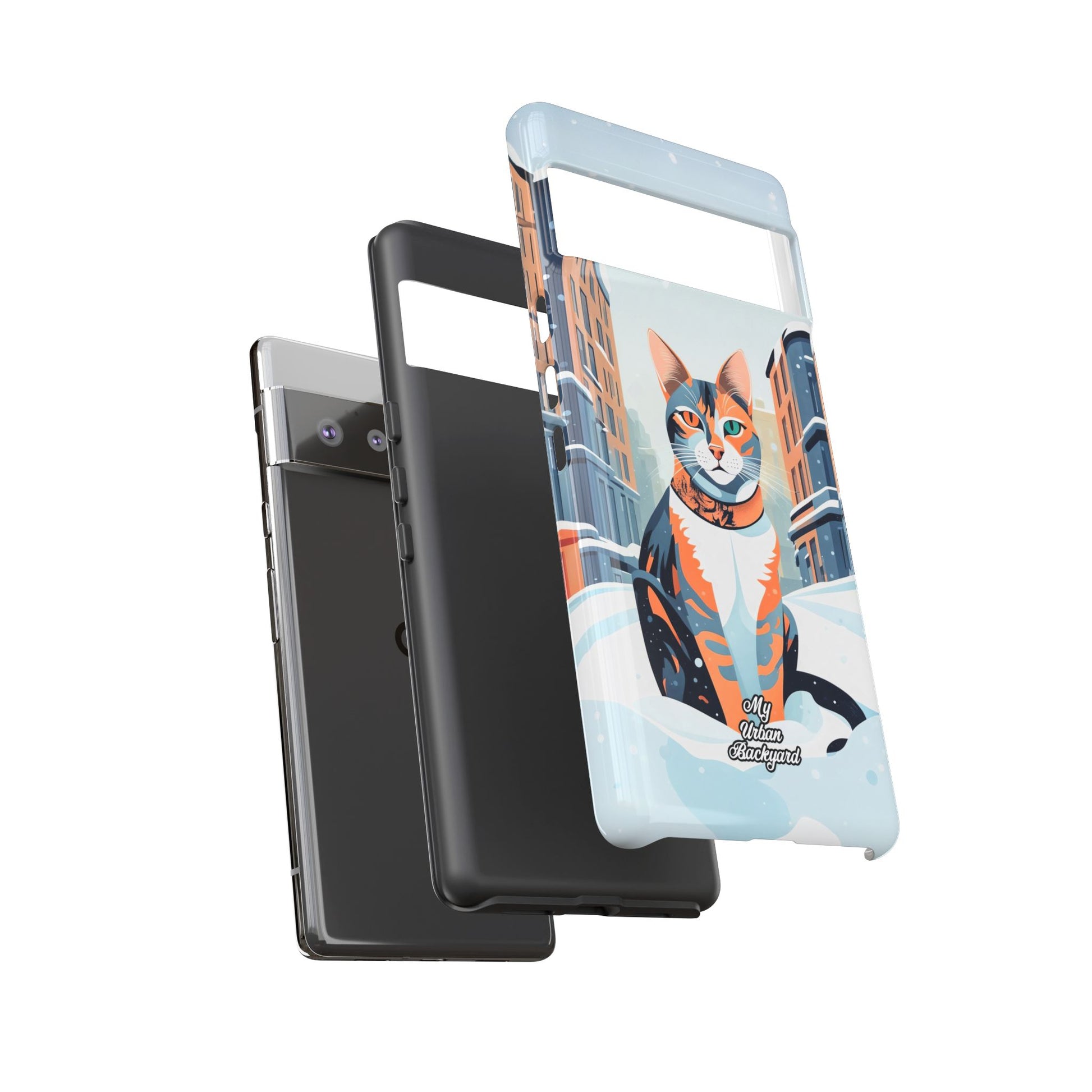 Claws Pawson in the Snow, Cell Phone Case - Apple, Samsung, Google Pixel
