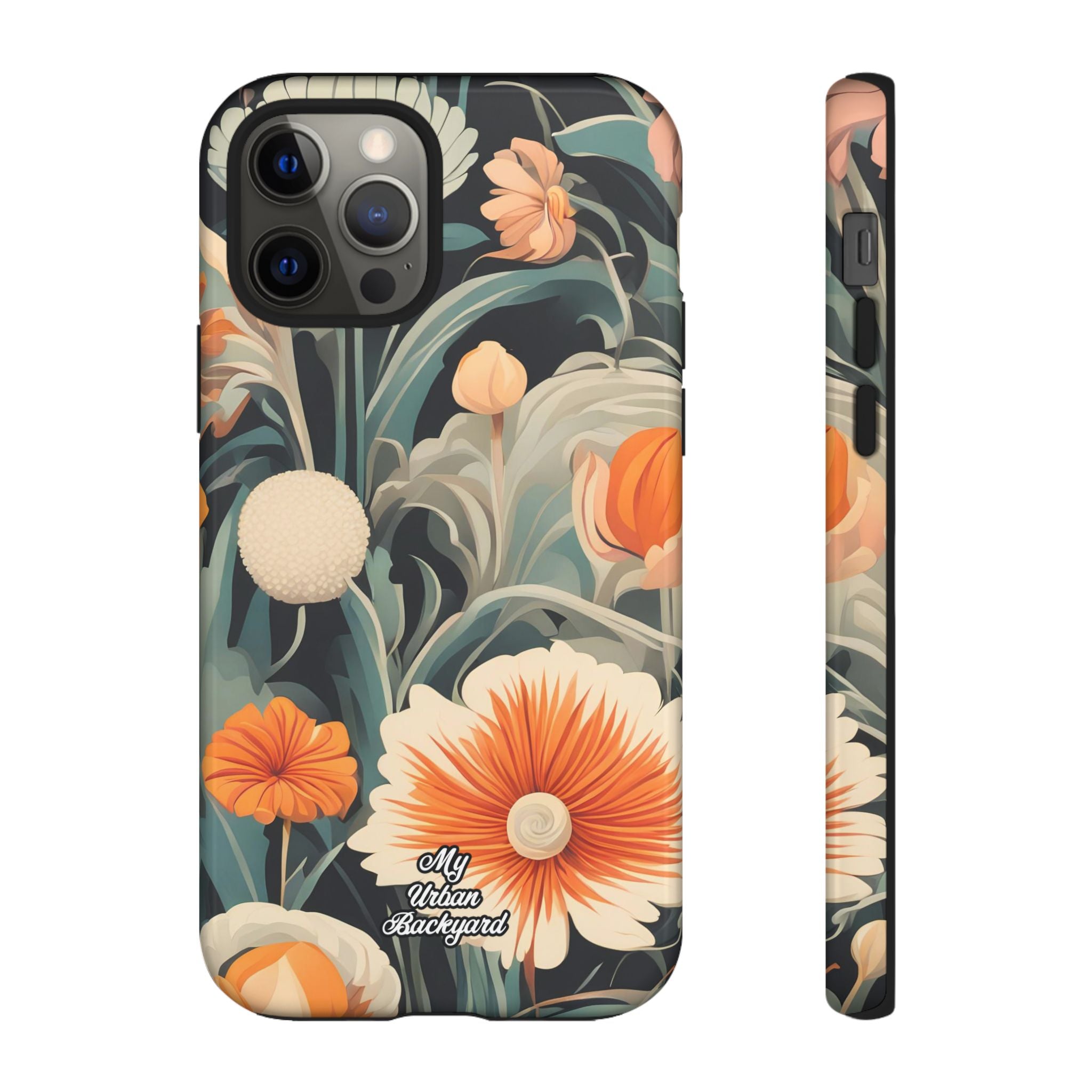 Orange and White Flowers, Cell Phone Case - Apple, Samsung, Google Pixel
