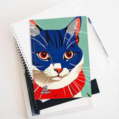 Blue Cat, Hardcover Notebook Journal - Write in Style