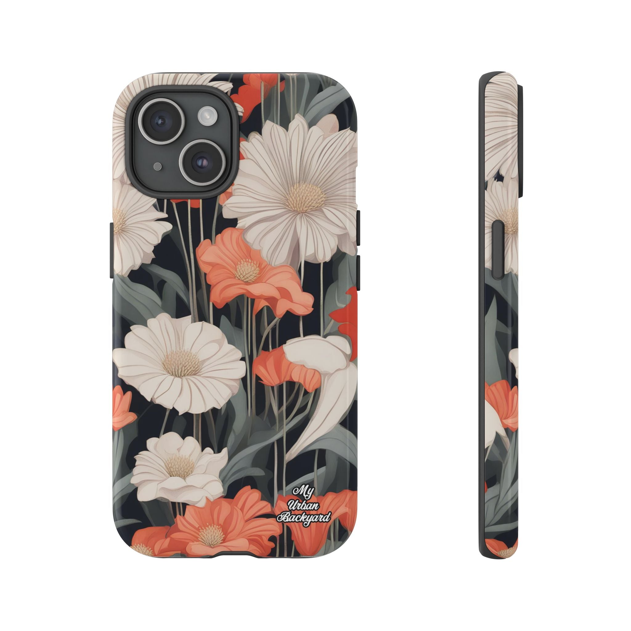 Art Deco Flowers, Cell Phone Case - Apple, Samsung, Google Pixel