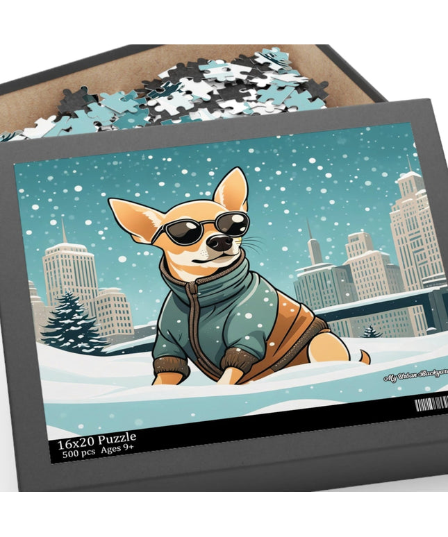 Tito Barkley, Dog Jigsaw Puzzle, (120, 252, or 500-Piece)
