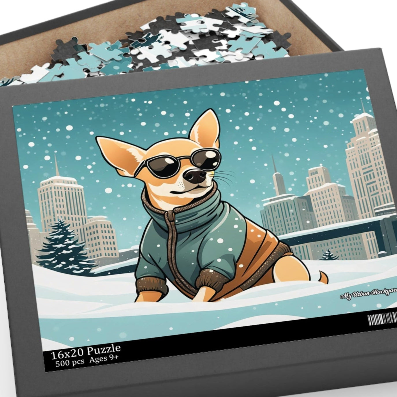 Tito Barkley, Dog Jigsaw Puzzle, (120, 252, or 500-Piece)