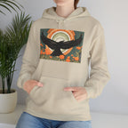 Flying Crow, Unisex Hoodie w Front Pocket