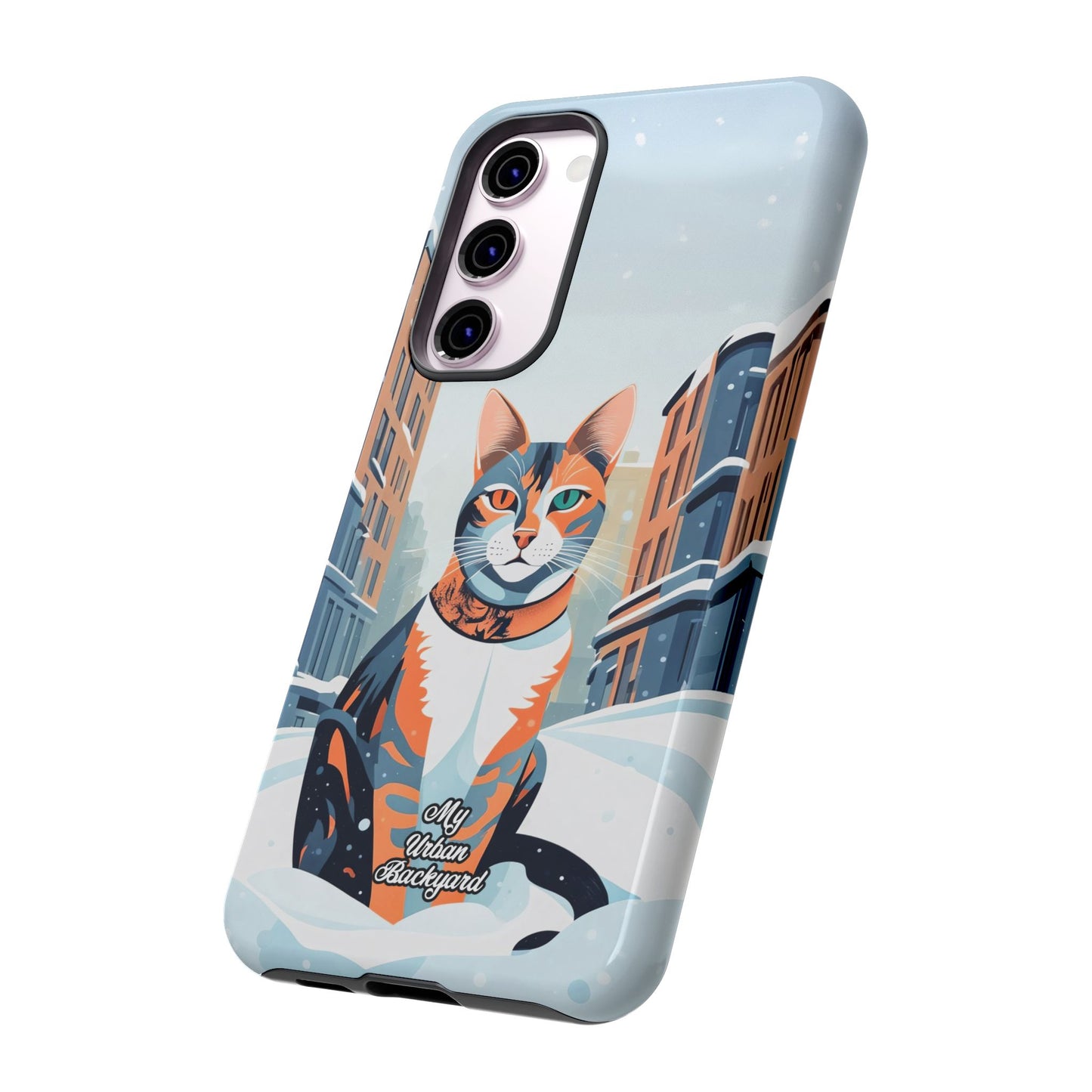 Claws Pawson in the Snow, Cell Phone Case - Apple, Samsung, or Google Pixel