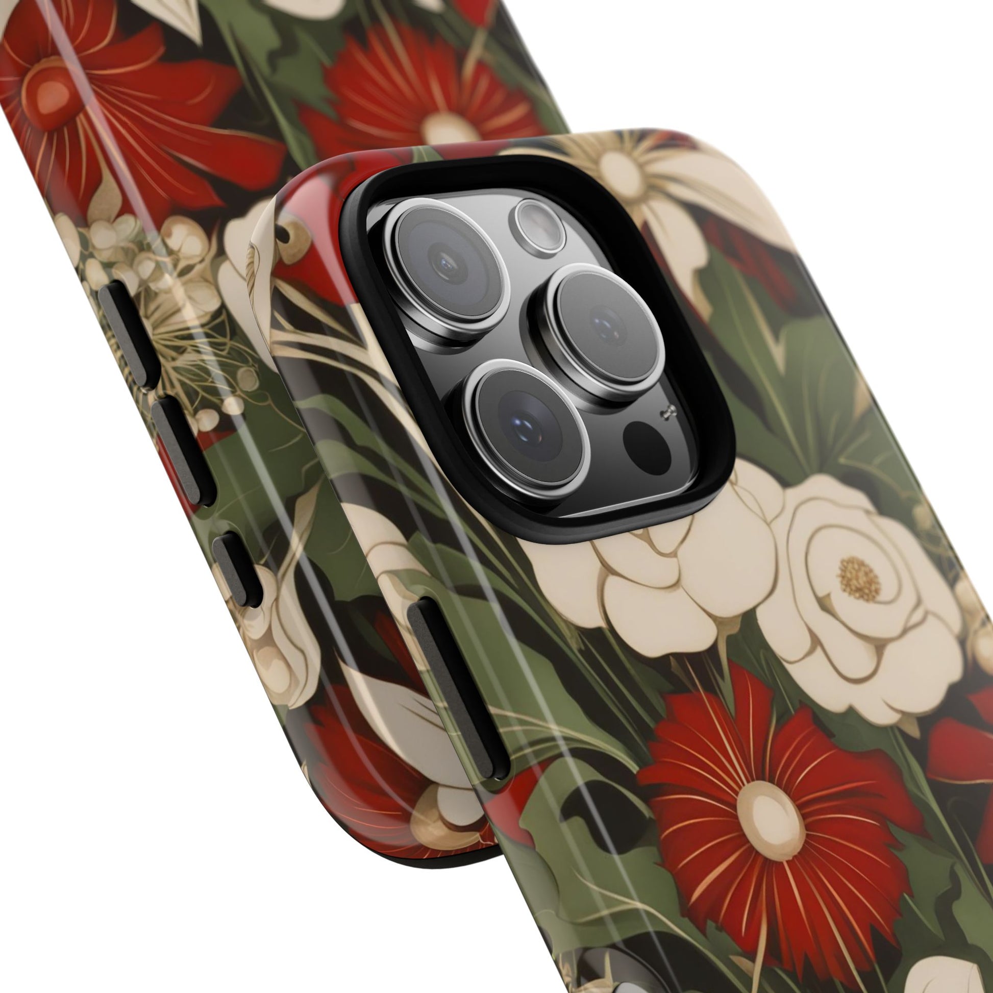 Holiday Flowers, Cell Phone Case - Apple, Samsung, Google Pixel