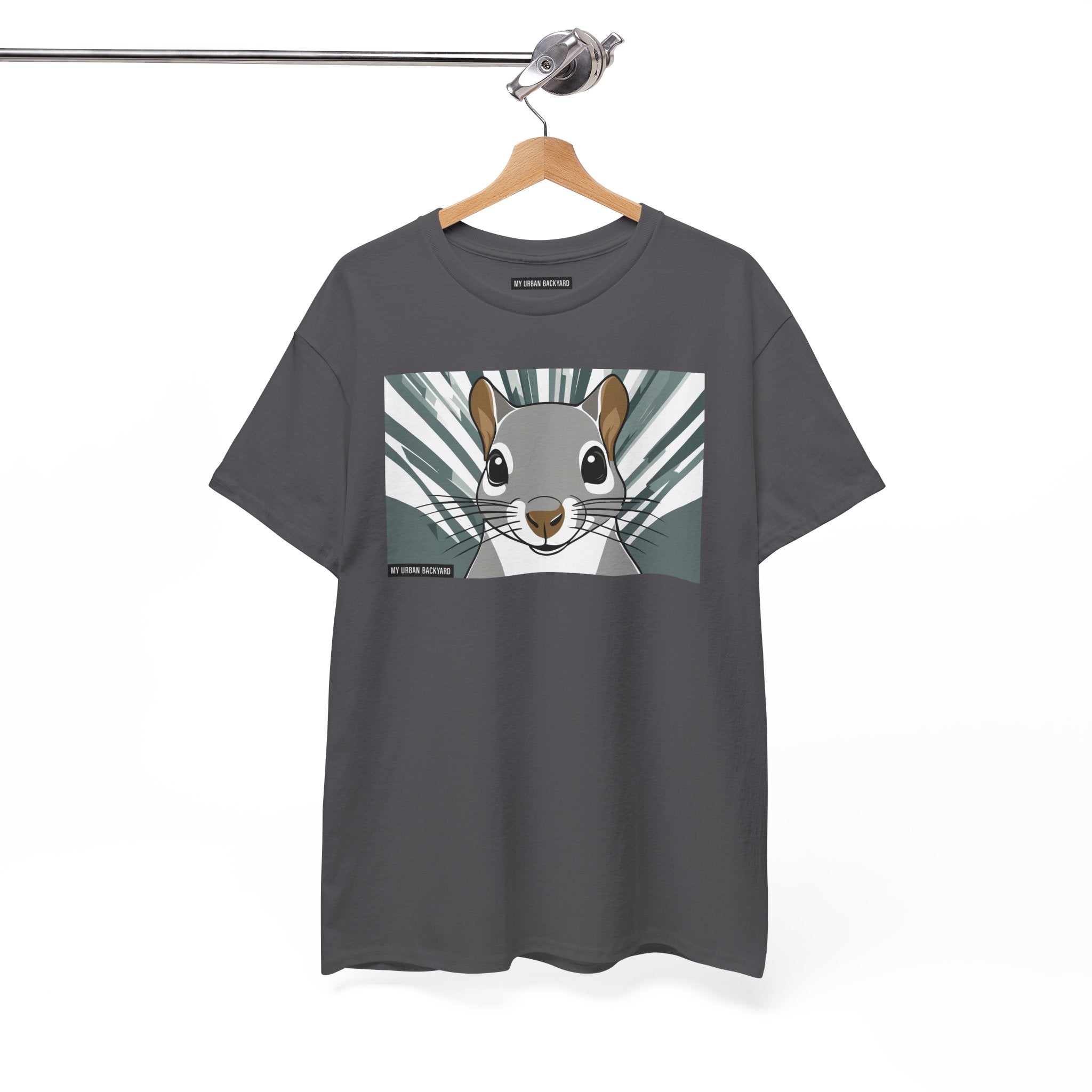 Cute Squirrel Graphic Tee, Unisex Cotton T-Shirt, Nature Lover Gift, Animal Art Top, Casual Wear