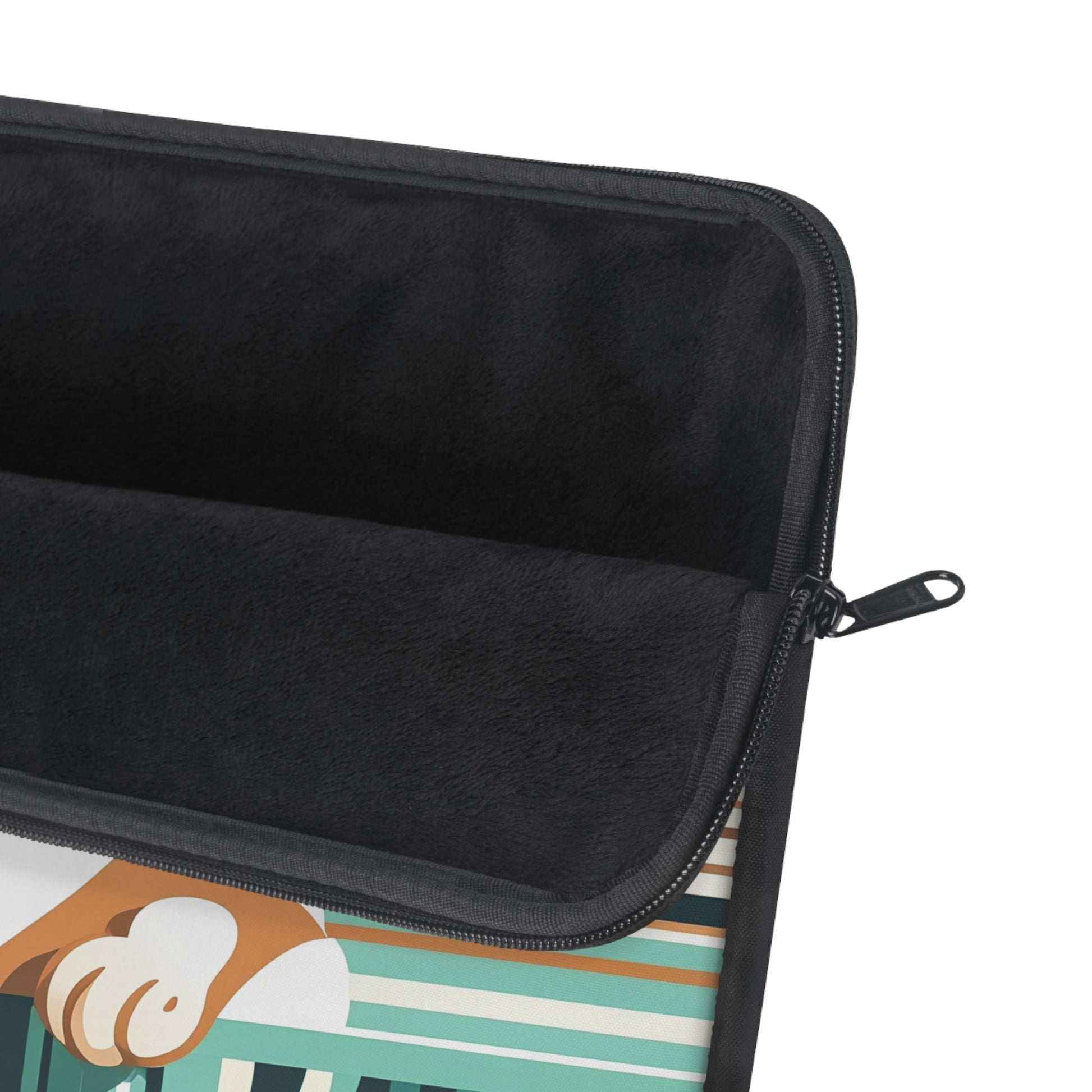 Art Deco Tabby Cat, Soft Laptop Sleeve, Unique Pet Lover Gift, Tech Accessory, Cat-Themed Case, Laptop Cover, Cute Cat Design, 3 Sizes