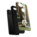 White Rabbit on a City Street, Cell Phone Case - Apple, Samsung, Google Pixel