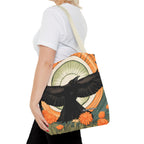 Flying Crow Tote Bag with Cotton Handles For Everyday Use, 3 Sizes