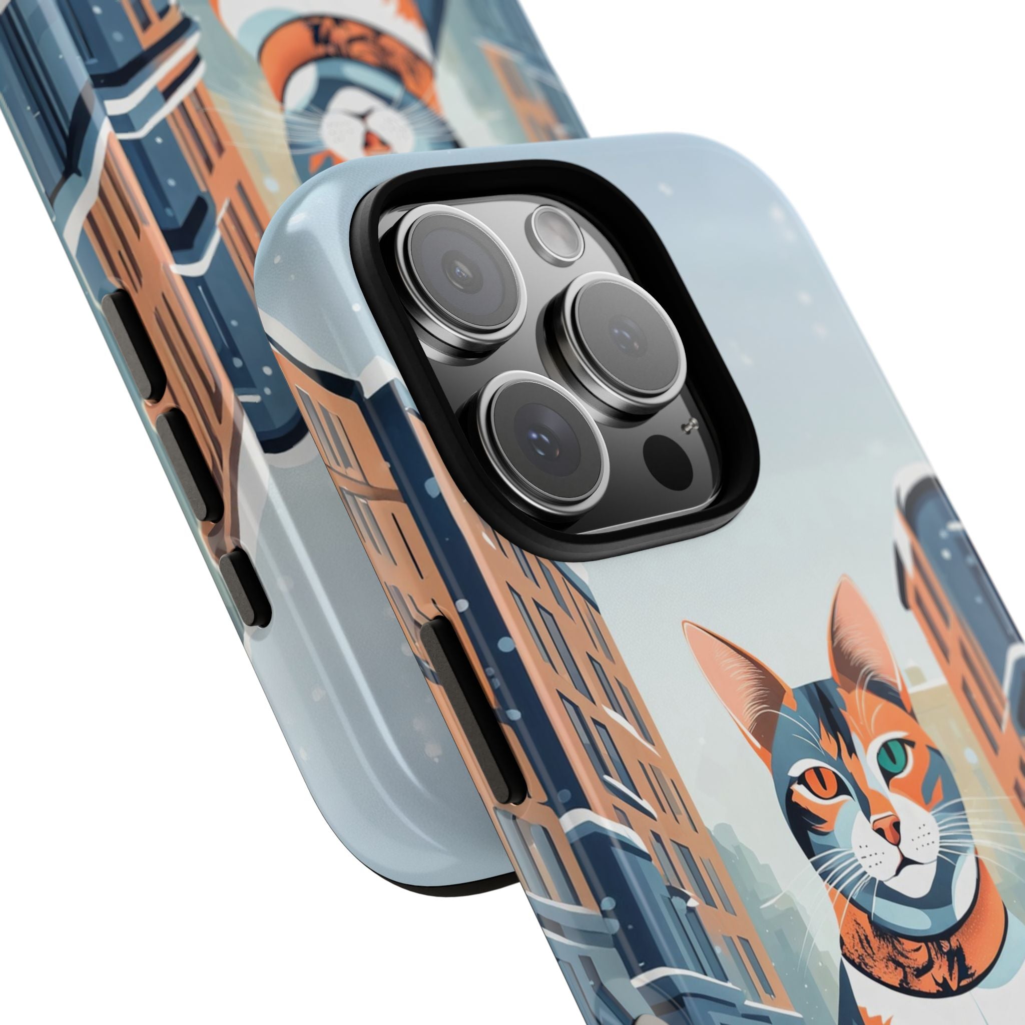 Claws Pawson in the Snow, Cell Phone Case - Apple, Samsung, Google Pixel