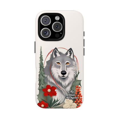 Winter Wolf, Cell Phone Case - Apple, Samsung or Google Pixel