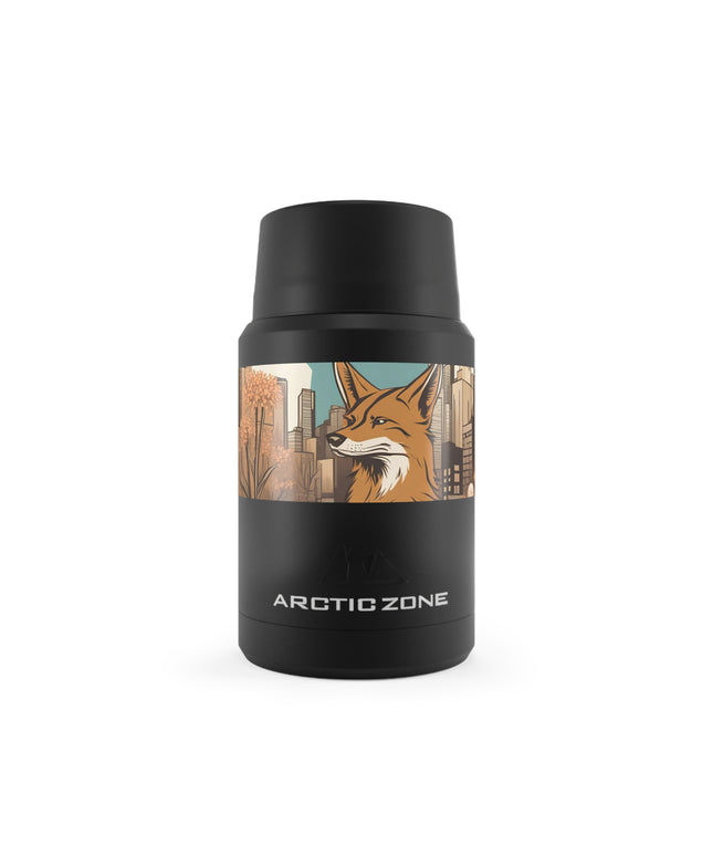City Coyote, Reusable Insulated Food Storage Container with Spoon – 16.9oz