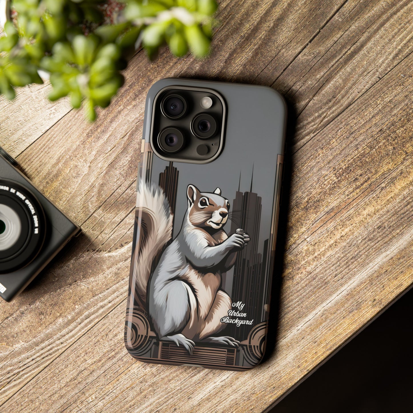 Urban Gray Squirrel, Cell Phone Case - Apple, Samsung, or Google Pixel