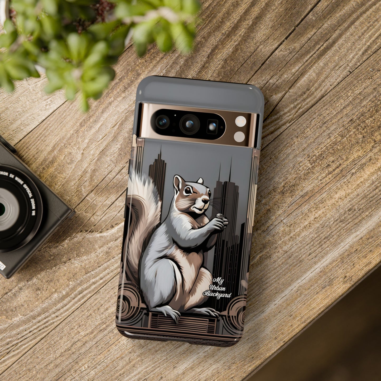 Urban Gray Squirrel, Cell Phone Case - Apple, Samsung, or Google Pixel