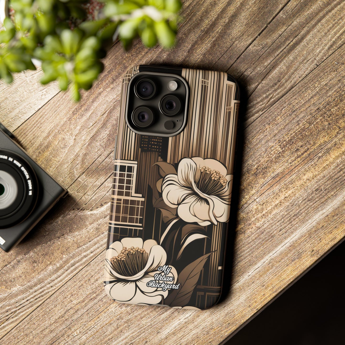 City Flowers, Cell Phone Case - Apple iPhone, Samsung Galaxy or Google Pixel