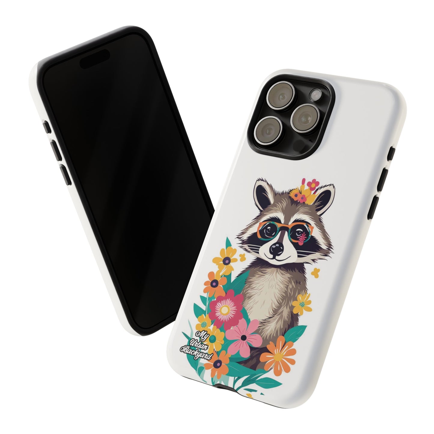 Raccoon with Glasses, Cell Phone Case - Apple, Samsung or Google Pixel