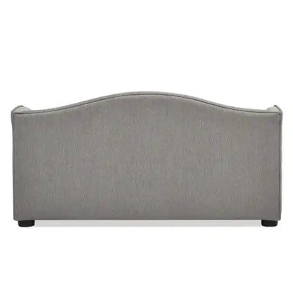 Tufted Wingback Pet Sofa Bed, 35", Uptown Gray