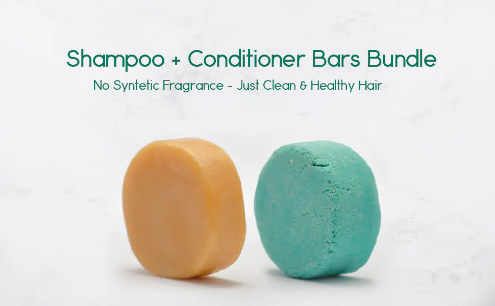 BeNat's Body & Hair Bar Set. Shampoo/Conditioner/Body Bar Bundle.