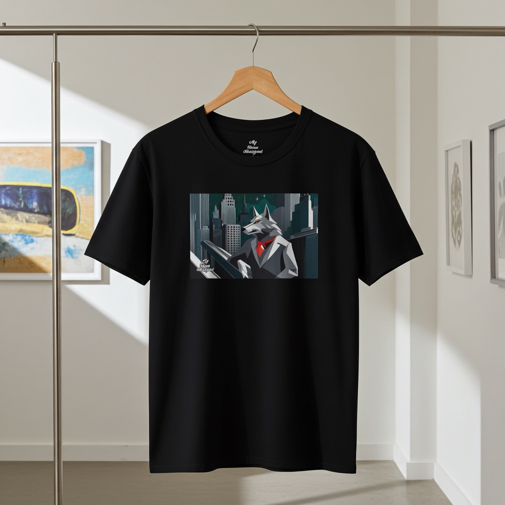 Cinderhowl, Wolf T-Shirt, Soft 100% Cotton, Short Sleeve, Classic Fit - Unisex