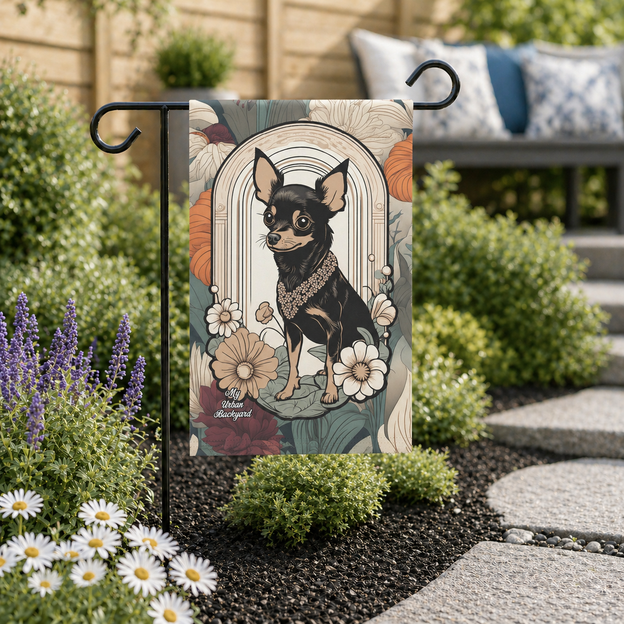Tango, Dog Garden Flag