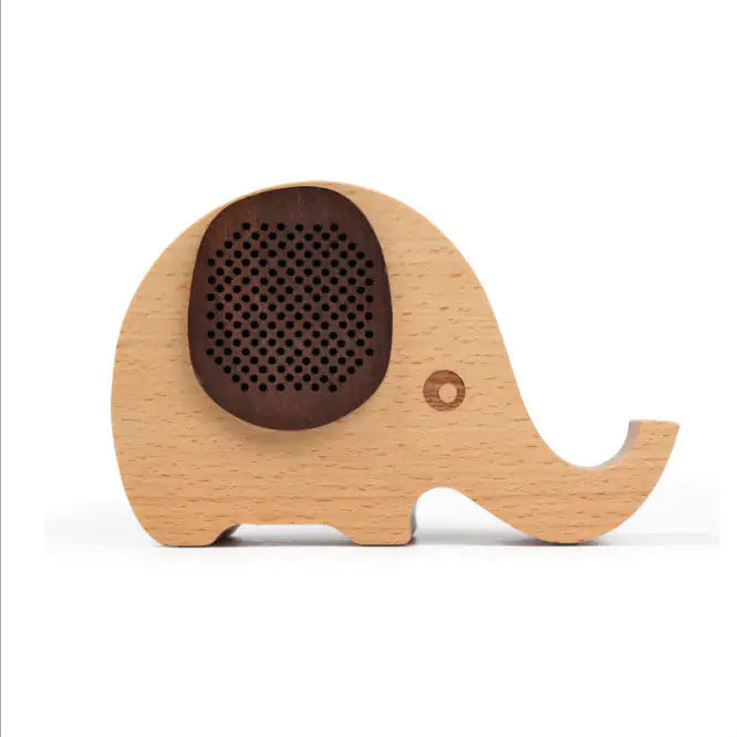 2-IN-1 Bluetooth Speaker And Wood Cell Phone Stand