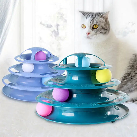 Tower Tracks Toy for Cats