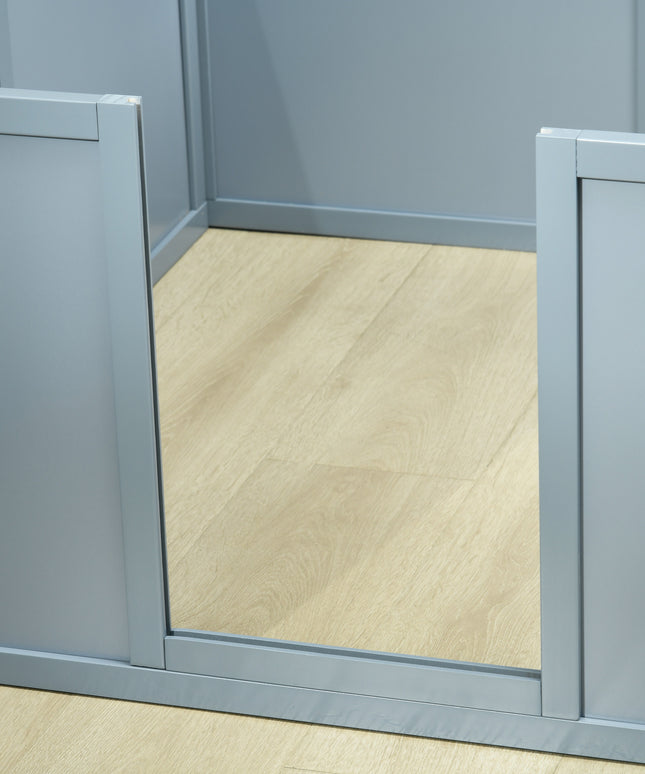 81" Whelping Box, For Dog Mothers And Newborn Puppies, Light Grey