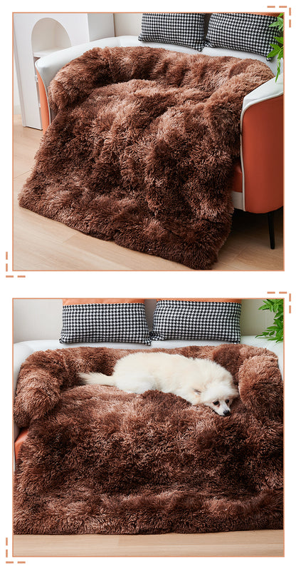 Extended Mat Nest, Comfortable Pet Cushion For Sofa or Floors, Dogs/Cats, 43.3"