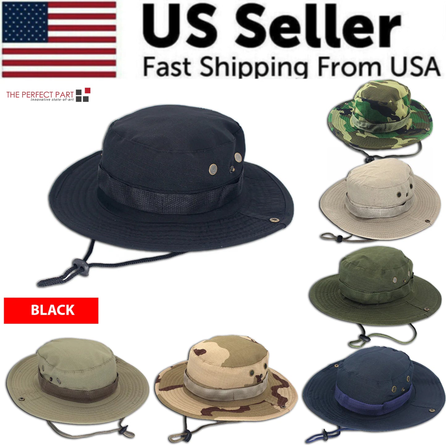 Boonie Bucket Hat: Perfect for Outdoor Adventures, Fishing, and Hunting