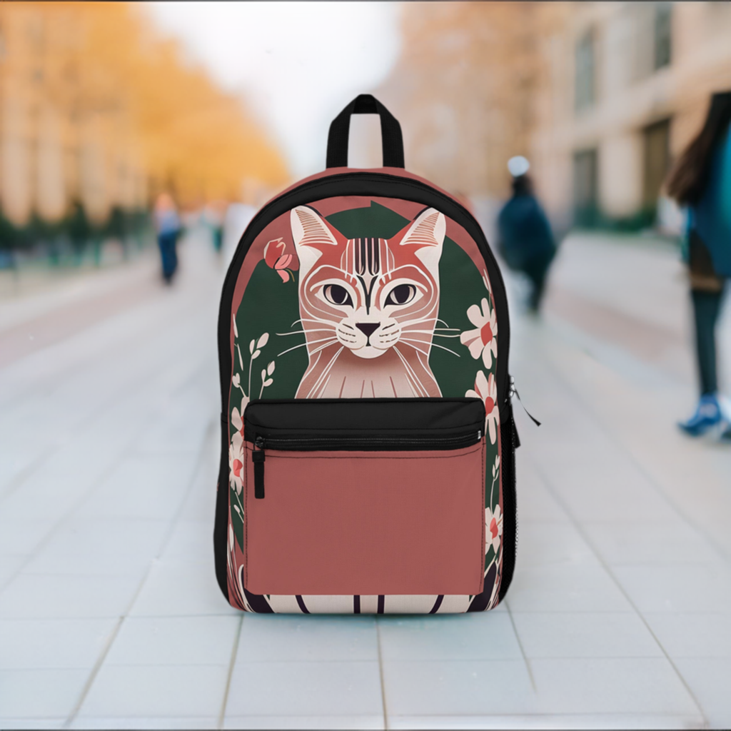 Selena Purrmore, Cat Backpack with Computer Pocket and Padded Back