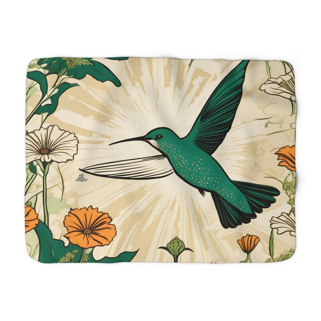 Hummingbird Home Bundle: Throw Pillows + Fleece Blanket + Writing Journal