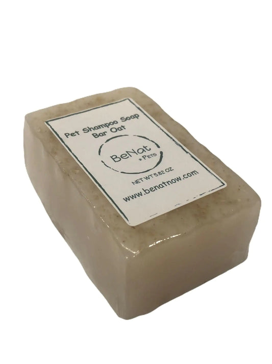 BeNat's All-Natural Pet Shampoo Bar. Oat. Handcrafter. 5.8 oz.