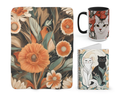 Purr & Pour Bundle: Fleece Blanket + Ceramic Mug + Writing Journal