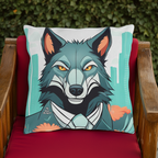 Vincent Blueclaw, Wolf Throw Pillow