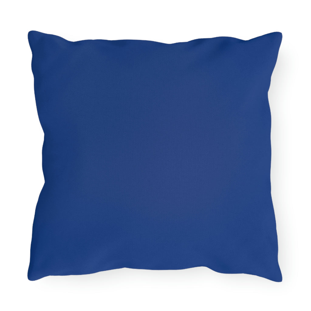Red White & Blue Flowers, Throw Pillow, Indoor/Outdoor Decor for Home or Office