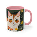 Two Orange and White Cats, Ceramic Coffee Mug