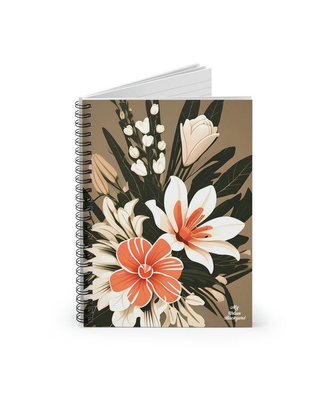 Bouquet of Flowers, Spiral Notebook Journal - Write in Style