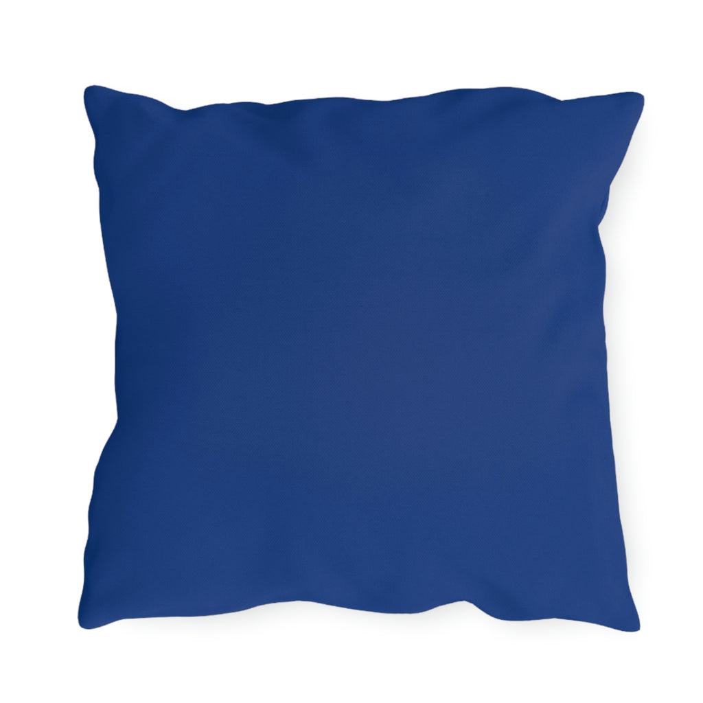 Red White & Blue Flowers, Throw Pillow, Indoor/Outdoor Decor for Home or Office