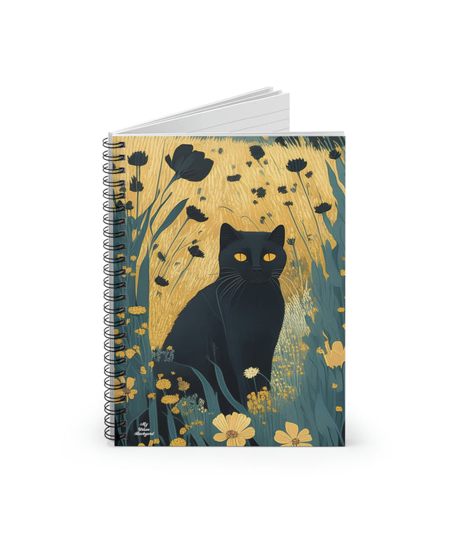 Bella Moonpaw, Cat Spiral Notebook Journal - Write in Style
